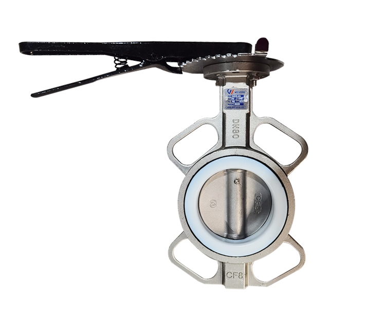 stainless steel wafer butterfly valve0