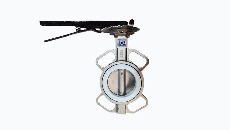 stainless steel wafer butterfly valve0
